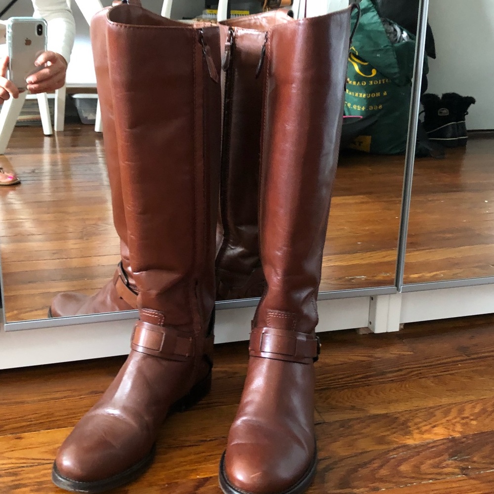 Tory Burch Derby Riding Boots
